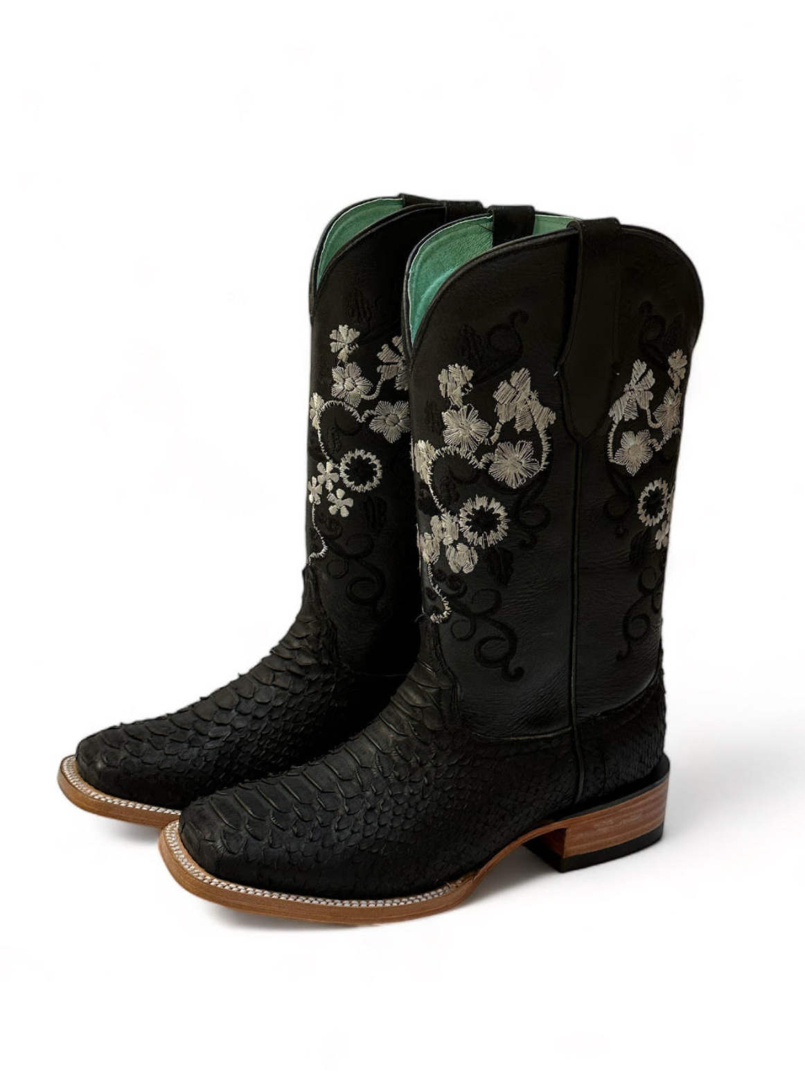 Bota Vaquera Exótica Tipo Bulldog De Mujer / Laura Phyton